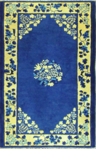 Antique Art Deco Chinese Peking Rug