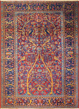 Three of Life Manchester Kashan Rug