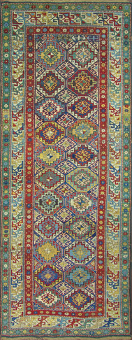 Antique Kuba Long Rug