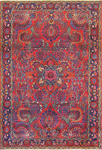 Distinguished Persian Sarouk Rug