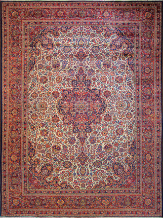 Classic Ivory Persian Kashan