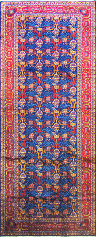 Antique Indo Agra/ Larestan Carpet