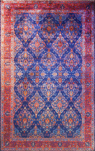 Fine Persian Manchester Kashan Carpet