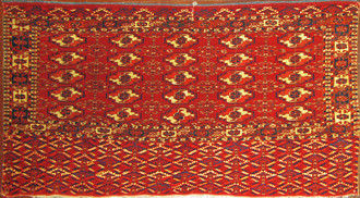 A Tekke Chuval Rug