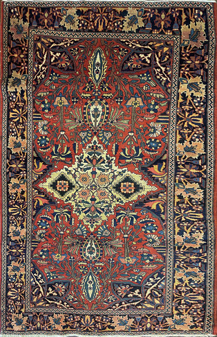 Antique Persian Feraghan Sarouk Rug