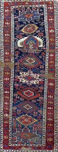 Antique Shirvan Caucasian Long Rug, AS IS