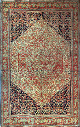 Antique Persian Senneh Carpet