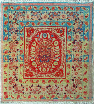 Antique Persian Tabriz  Rug, The Center Of Universe