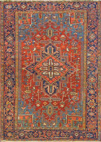 Attractive Antique Persian Heriz Carpet