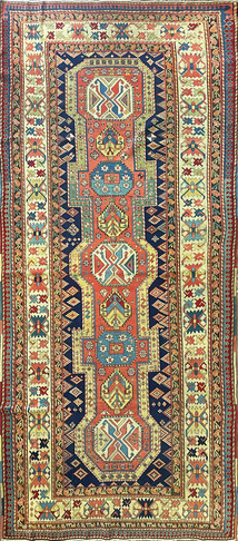 Antique Caucasian Seychour Rug