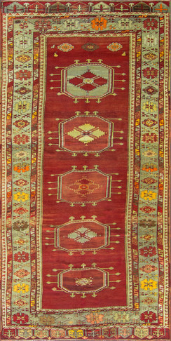 Antique Turkish Kirshehir Runner/Gallery 