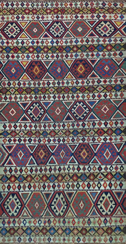 Antique Caucasian Shirvan Kilim