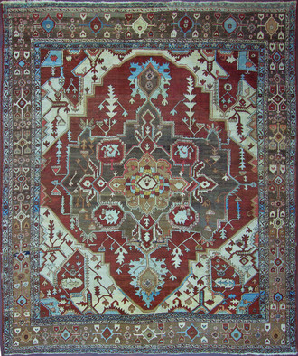 A Bakshis Serapi Carpet