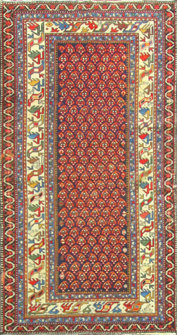 Antique Caucasian Rug