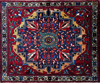 Antique  Feraghan Sarouk Rug 