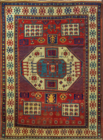 Antique Karachop Kazak Rug