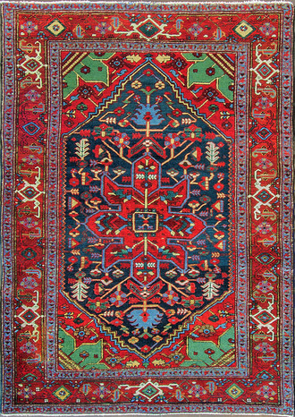 Antique Persian Serapi/Heriz Rug