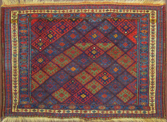 Arabesque and Craycraft Jaf Kurd bag face second half 19th C