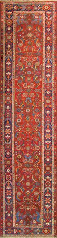 Antique Persian Halwai Bidjar Runner,