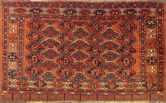 Antique Ersari Turkoman Rug  