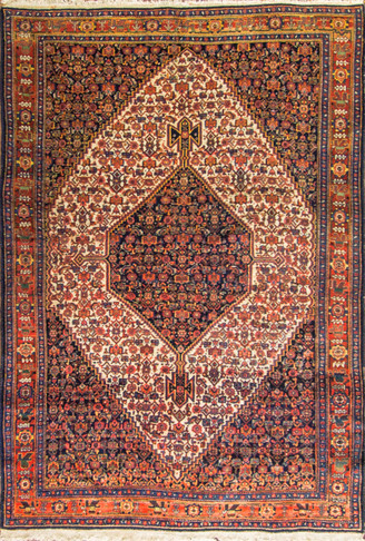 Antique kurdish Senneh rug 