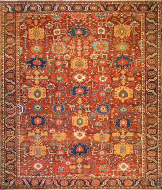 Unusual Serapi Carpet