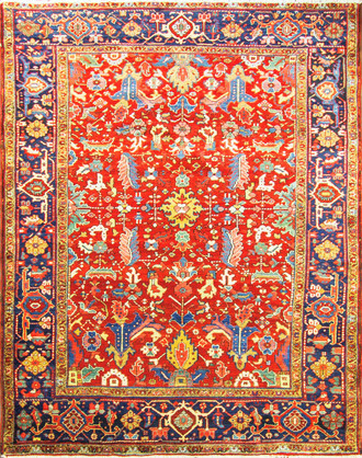 Stunning Dragon Heriz Carpet