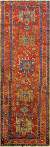 Stunning Antique Serapi Heriz Runner