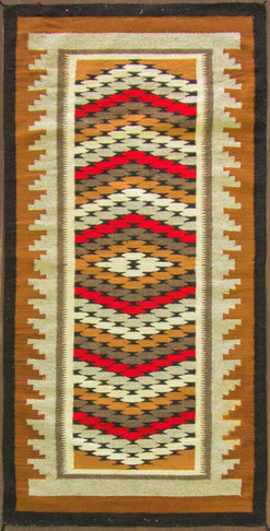 Wonderful Two Grey Hills Navajo Rug