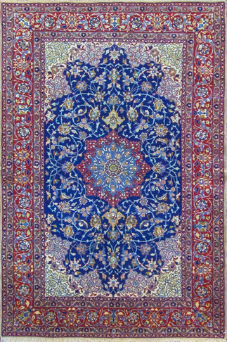 Very Fine Persian Isfahan Rug