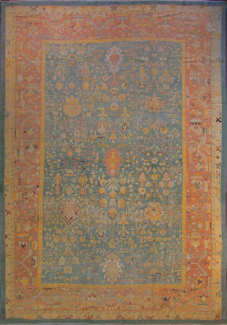 Amazing Antique Oushak Carpet