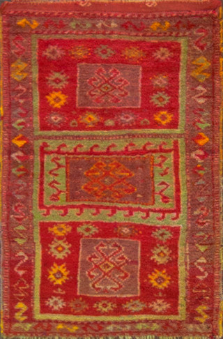 Antique Oushak Small Rug