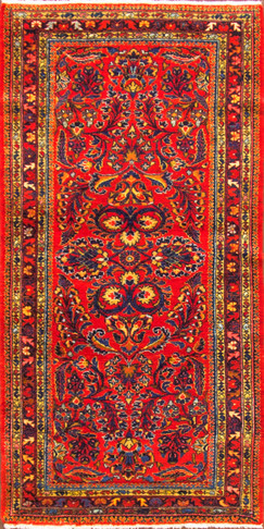 Short Persian Lilihan  Runner, 