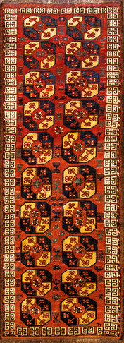 Antique Afghan Ersari Runner