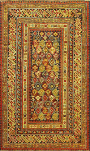 Antique Chichi Caucasian Rug