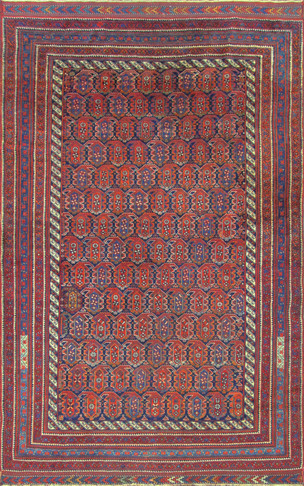 Antique Persian Afshar Carpet, Magnificent, Tribal