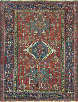 Antique Persian Karaja Rug