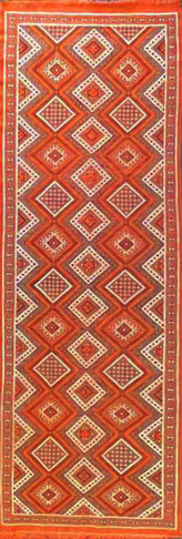 Vintage Handmade Tribal Moroccan Runner