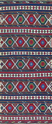 Antique Caucasian Shirvan Kilim