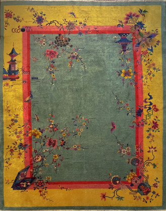 Antique Art Deco Carpet