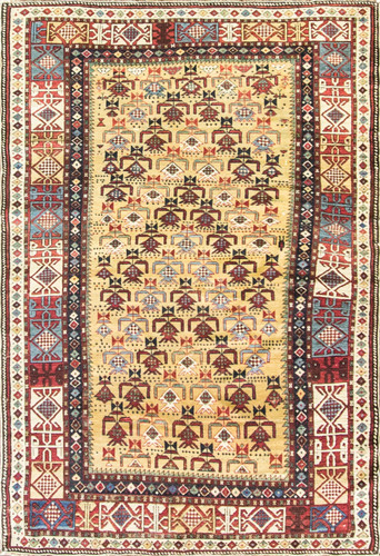 Antique Caucasian Shirvan Rug (Marasali-type) image 1