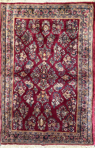Antique Persian Sarouk Rug image 1