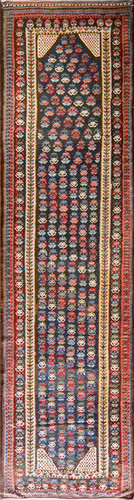 Antique Persian Soumak Kiim Runner image 1