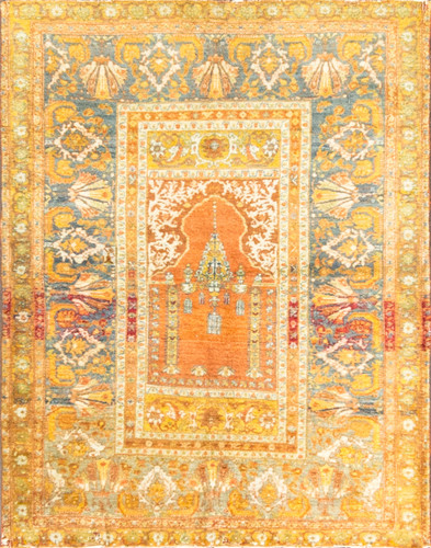 Antique Turkish Gördes (Western Anatolia) Prayer Rug image 1
