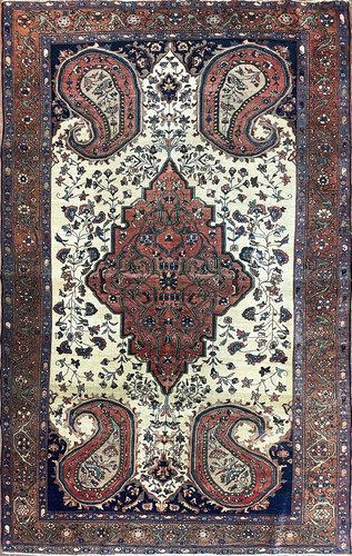 Antique Persian Sarouk Feraghan Rug image 1