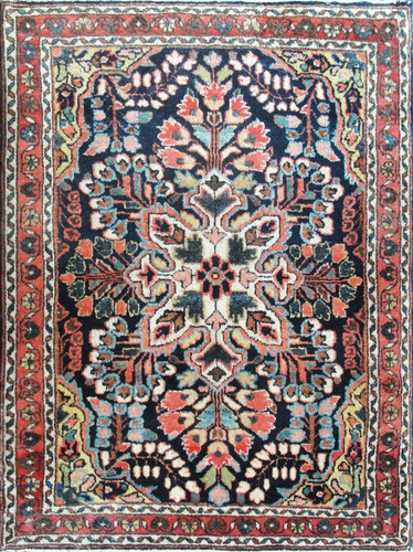 Antique Sarouk Mohajeran Oriental Rug image 1