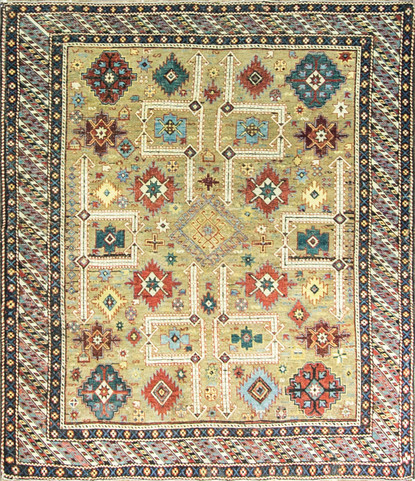 Antique Caucasian Shirvan (Baku-type) Rug image 1