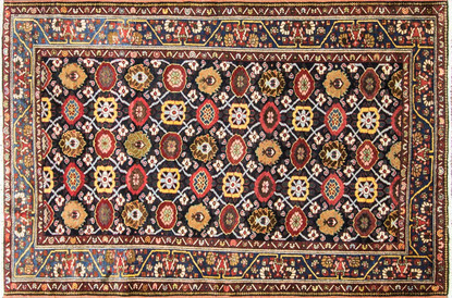Antique Persian Bakhtiari Rug image 2