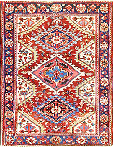 Antique Persian Heriz Rug image 1
