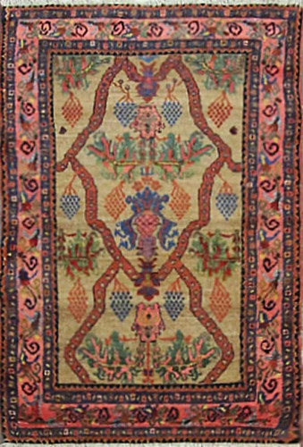 Antique Persian Kurdish Rug, image 1